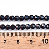 Baking Paint Transparent Glass Beads X1-DGLA-A035-T4mm-A10-5