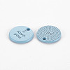 Spray Painted Alloy Charms for Valentine's Day PALLOY-Q433-027G-RS-2
