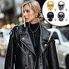 16Pcs 4 Styles Halloween Skull Alloy Decorative Rivets DIY-DR0007-76-5