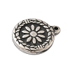 304 Stainless Steel Tibetan Style Pendants STAS-S185-06AS-B-2
