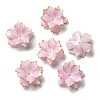 Golden Edge Flower Bead Cap X-SACR-C002-33-1