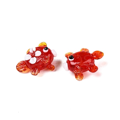 Handmade Lampwork Bumpy Beads Strands LAMP-T021-25H-1