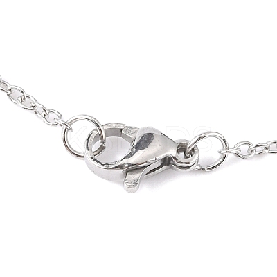 Tarnish Resistant 304 Stainless Steel Cable Chain Necklaces STAS-O053-11P-1