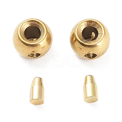 304 Stainless Steel Bead Tips X-STAS-K268-01B-G-1