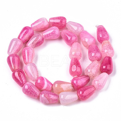 Natural Crackle Agate Beads Strands X-G-S359-243B-1