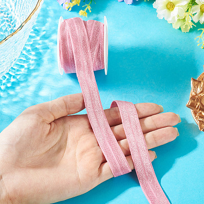 5 Yards Sparkle Polyester Ribbons OCOR-TA0003-53C-1