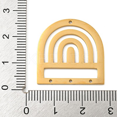 Ion Plating(IP) 304 Stainless Steel Chandelier Component Links STAS-B056-06G-02-1