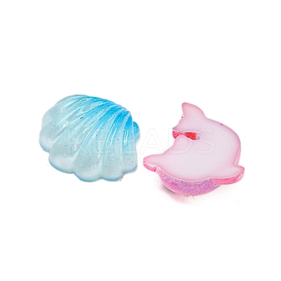 Translucent Resin Decoden Cabochons CRES-I035-13-1