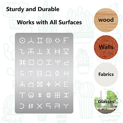 Sign Stainless Steel Metal Cutting Dies Stencils DIY-WH0289-092-1