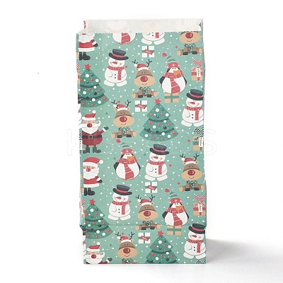 Christmas Theme Rectangle Paper Bags CARB-G006-01G-1