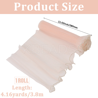 Wrinkled Wavy Gauze Yarn Flower Bouquets Wrapping Packaging DIY-CY0001-78B-1