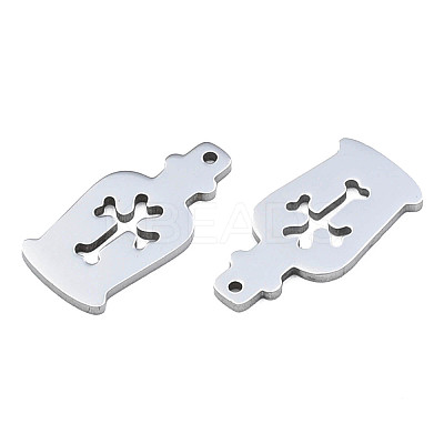 Non-Tarnish 201 Stainless Steel Pendants LS-STAS-N098-082P-1