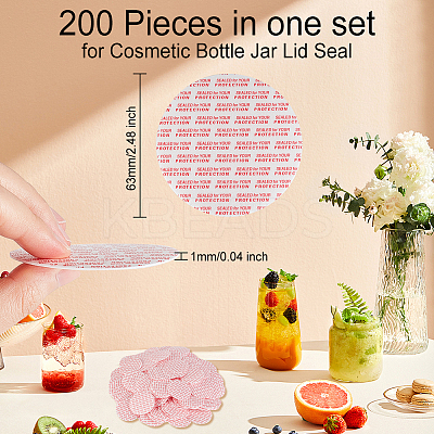 Flat Round Foam Lid Liners DIY-WH0386-84E-1