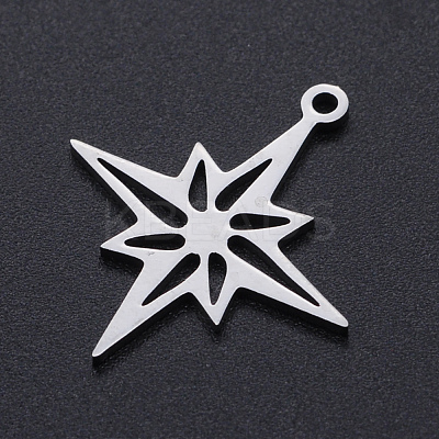 Non-Tarnish 201 Stainless Steel Laser Cut Pendants STAS-S105-T898-1-1