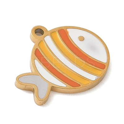 304 Stainless Steel Enamel Charms LS-STAS-K312-05D-G-1