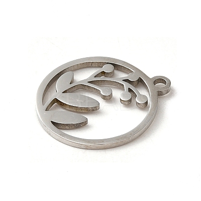 Non-Tarnish 201 Stainless Steel Pendants STAS-E211-03P-1