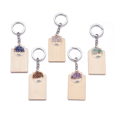 Wood Keychain KEYC-JKC00186-M-1