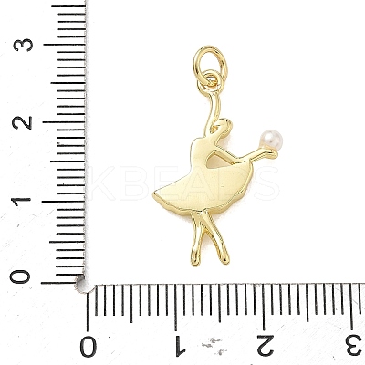Brass Enamel Pendants KK-CBA3F25-08G-1