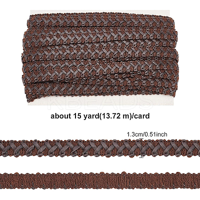Imitation Leather Braided Lace Ribbon WL-WH0003-02-1