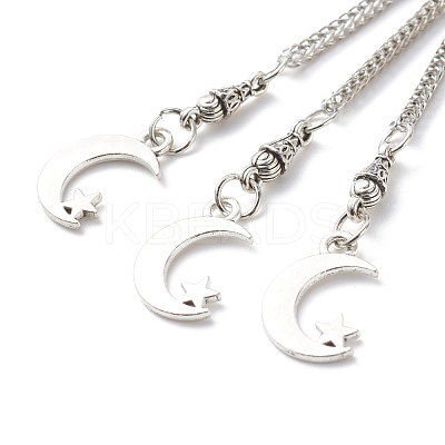 Tibetan Style Alloy Curb Chain Tassel Big Pendants FIND-I025-01C-1