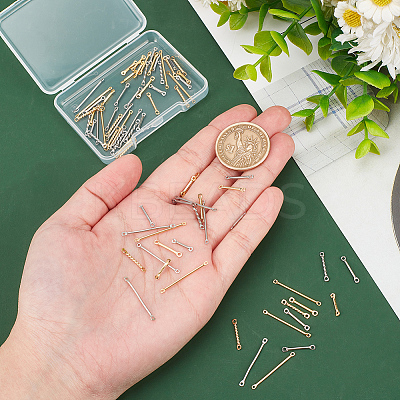 80Pcs 8 Styles 201 Stainless Steel Connector Charms STAS-AR0001-11-1
