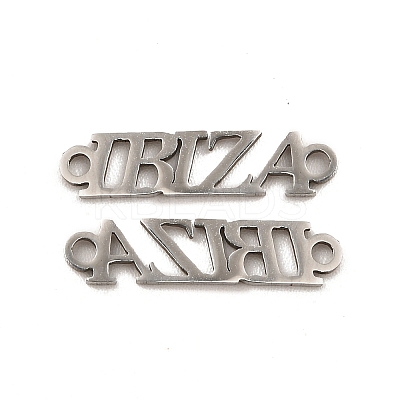 Non-Tarnish 201 Stainless Steel Connector Charms STAS-K251-078P-1