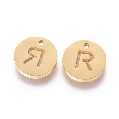 Ion Plating(IP) 304 Stainless Steel Charms STAS-I120-10R-G-1