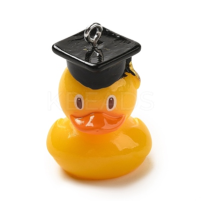 Graduation Theme Resin Pendants RESI-R442-02-1