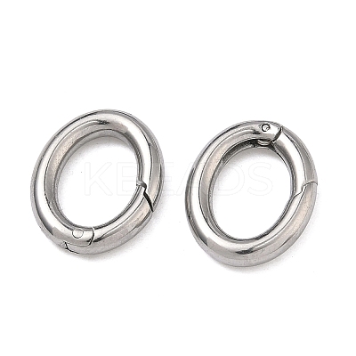 304 Stainless Steel Spring Gate Rings STAS-A138-07B-P-1