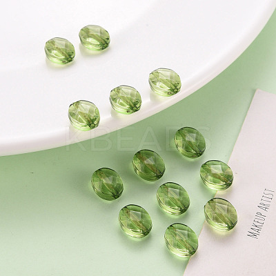 Transparent Acrylic Beads TACR-S154-18A-83-1