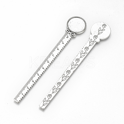 Tibetan Style Alloy Cabochon Setting LS-TIBE-R001-02AS-1