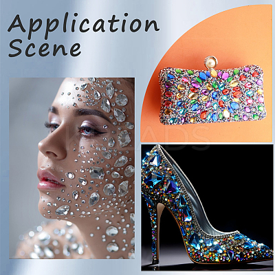 600Pcs Acrylic Rhinestone Cabochons DIY-WH20007-239A-1