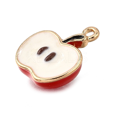 Alloy Enamel Pendants ENAM-D303-06G-01-1