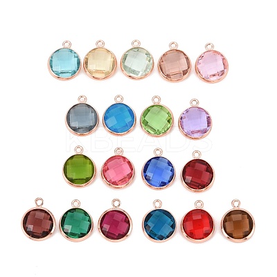 Glass Charms KK-C228-02RG-M2-1