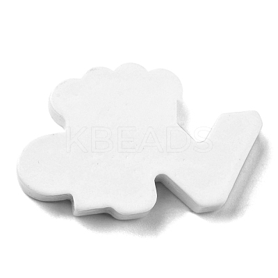 Opaque Resin Enamel Cabochons LS-RESI-I050-01E-1
