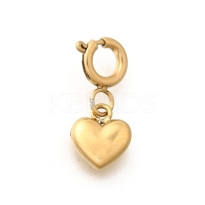 Heart 304 Stainless Steel Pendant Decorations STAS-H202-12G-02-1
