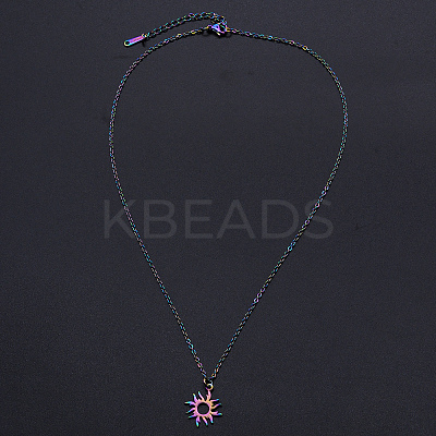 201 Stainless Steel Pendants Necklaces LS-NJEW-S105-JN632-1