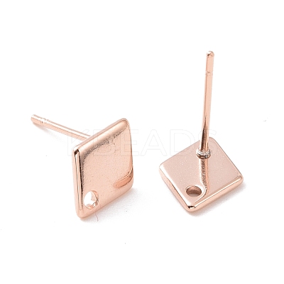 201 Stainless Steel Stud Earring Findings STAS-K241-01RG-1