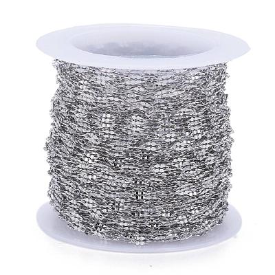 Tarnish Resistant 304 Stainless Steel Cable Chains CHS-K001-87-1