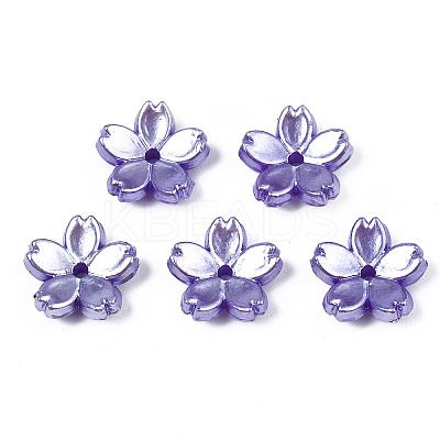 100Pcs Acrylic Imitation Pearl Beads OACR-FP0001-34-1