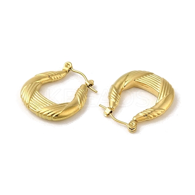 304 Stainless Steel Hoop Earrings for Women EJEW-B054-16G-1