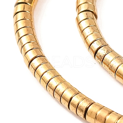 Electroplated Synthetic Non-magnetic Hematite Beads Strands G-H027-G01-01-1
