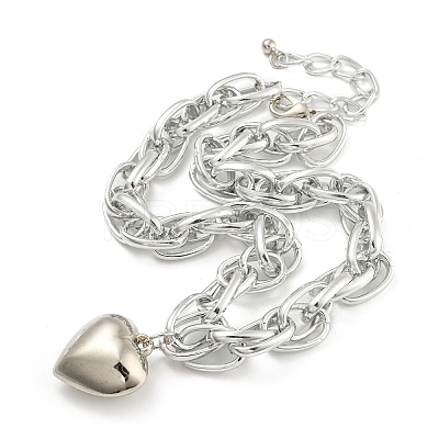Heart Pendant Necklace LS-NJEW-K261-03P-1