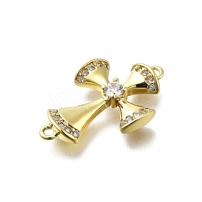Brass Micro Pave Cubic Zirconia Pendants KK-K400-40G-1