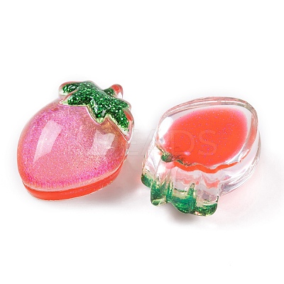 Transparent Epoxy Resin Fruit Decoden Cabochons CRES-P035-05A-1