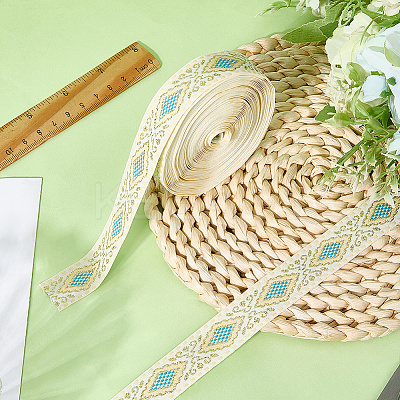 10Yards Embroidery Polyester Ribbons OCOR-GF0004-85C-1