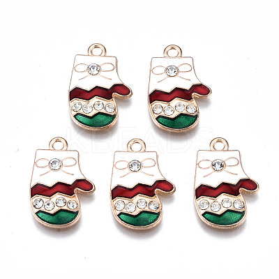 Alloy Enamel Pendants X-ENAM-Q442-032-RS-1