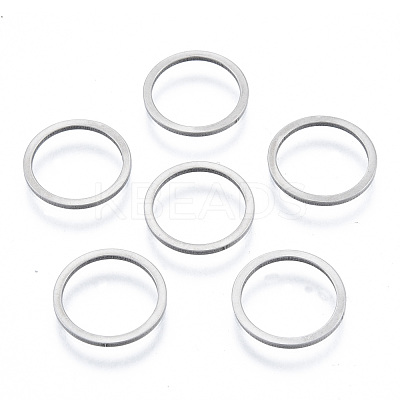Non-Tarnish 201 Stainless Steel Linking Rings STAS-N090-T04-1-1