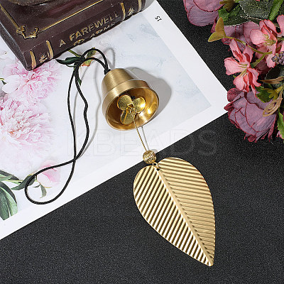 Brass Bell Pendants HJEW-WH20816-010G-B-1
