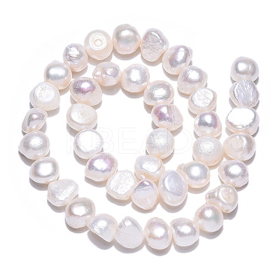 Natural Cultured Freshwater Pearl Beads Strands LS-PEAR-N014-08E-1